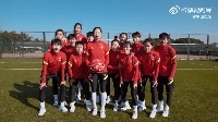 感谢大家对中国女足的添福加油，希望把这份福气传递给大家