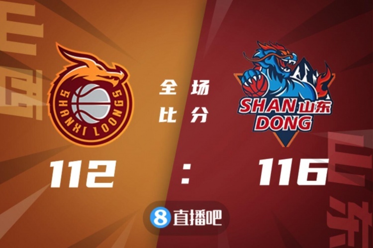 🏀吉伦沃特45+8 费尔德25+10+19 山西四人20+不敌山东遭遇3连败