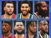 ⭐️东部替补：巴特勒、加兰、哈登、拉文、米豆、獭兔、范乔丹