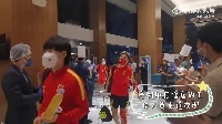 我们回家了🥰感谢所有人，请继续支持中国女足❤️