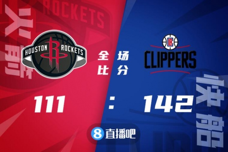 🏀小莫里斯27+5 肯纳德25分&8记三分 快船31分大胜送火箭7连败