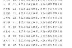 山东省政府通报表扬泰山足球俱乐部及有功人员：郝伟等23人在列