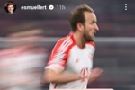 穆勒社媒晒凯恩跑出&ldquo;残影&rdquo;瞬间：他是不可阻挡的⚽︎⚽︎